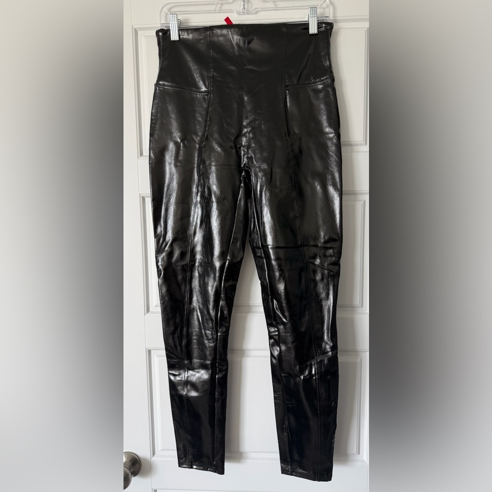 SPANX Faux Patent Leather Leggings